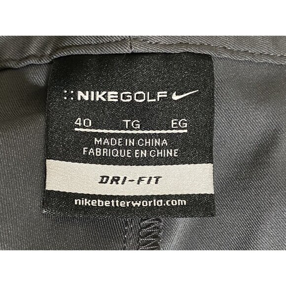 Men's Nike Golf Dri-Fit Size 40 Gray Casual Active Shorts 40" x 11"🏌️⛳️ - Picture 4 of 4